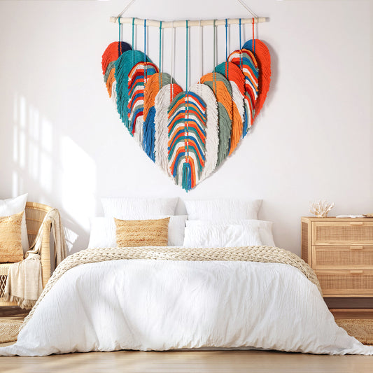 Boho Tapestry for Bedroom, Large Macrame Wall Hanging, Boho Wall Tapestry for Bedroom, Macrame Wall Decor for Living Room