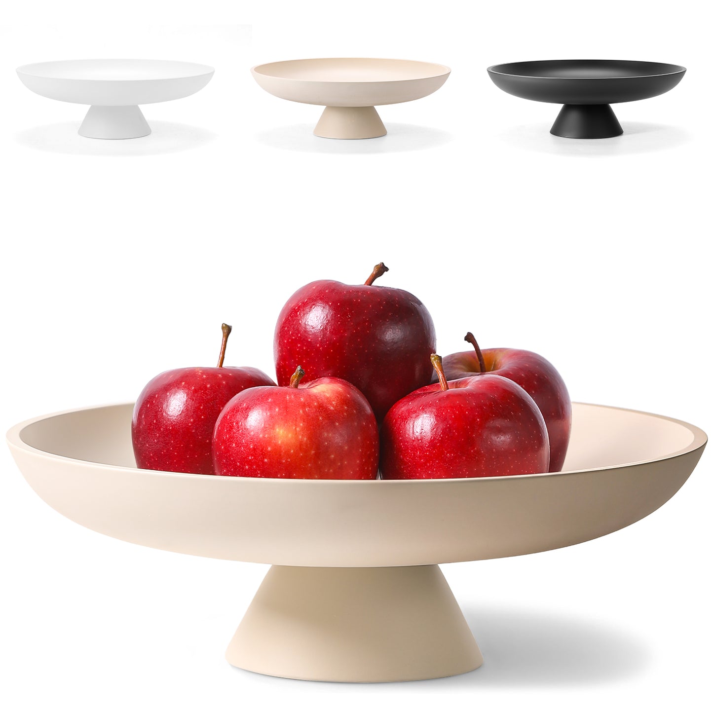 Large Decorative Bowl for Home Decor, Large Fruit Bowl for Kitchen Counter, Key Bowl for Entryway Table
