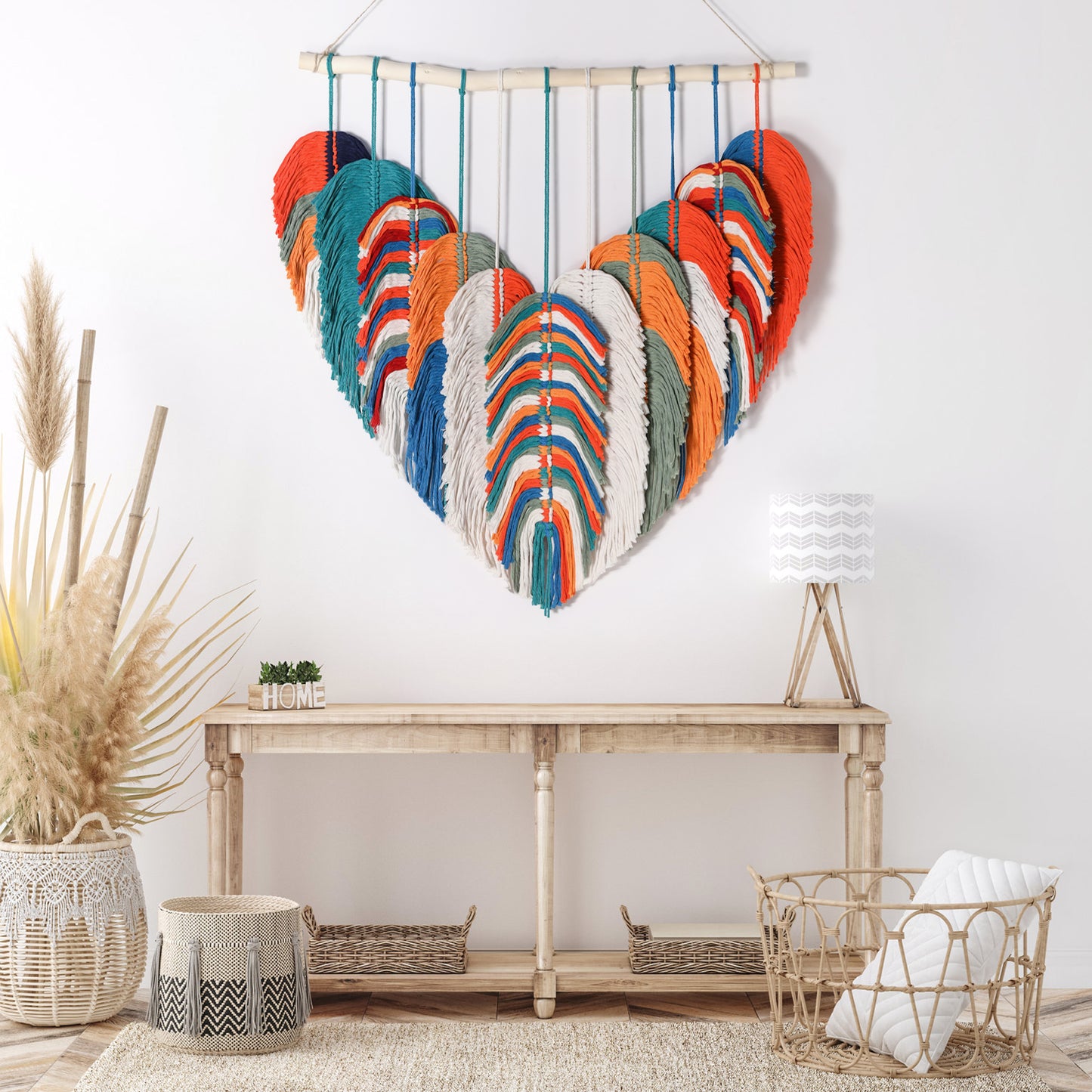 Boho Tapestry for Bedroom, Large Macrame Wall Hanging, Boho Wall Tapestry for Bedroom, Macrame Wall Decor for Living Room