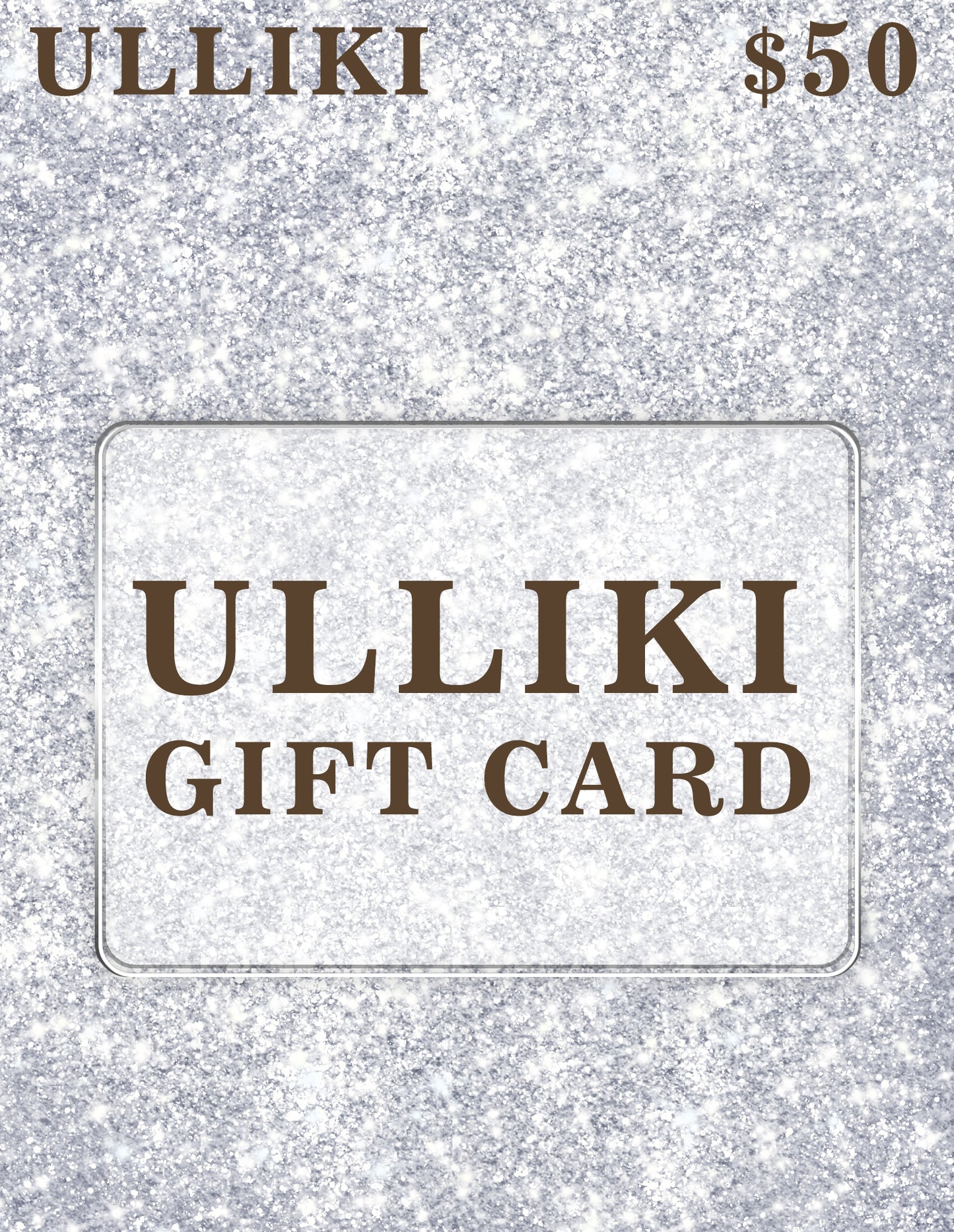 Ulliki Official Gift Card