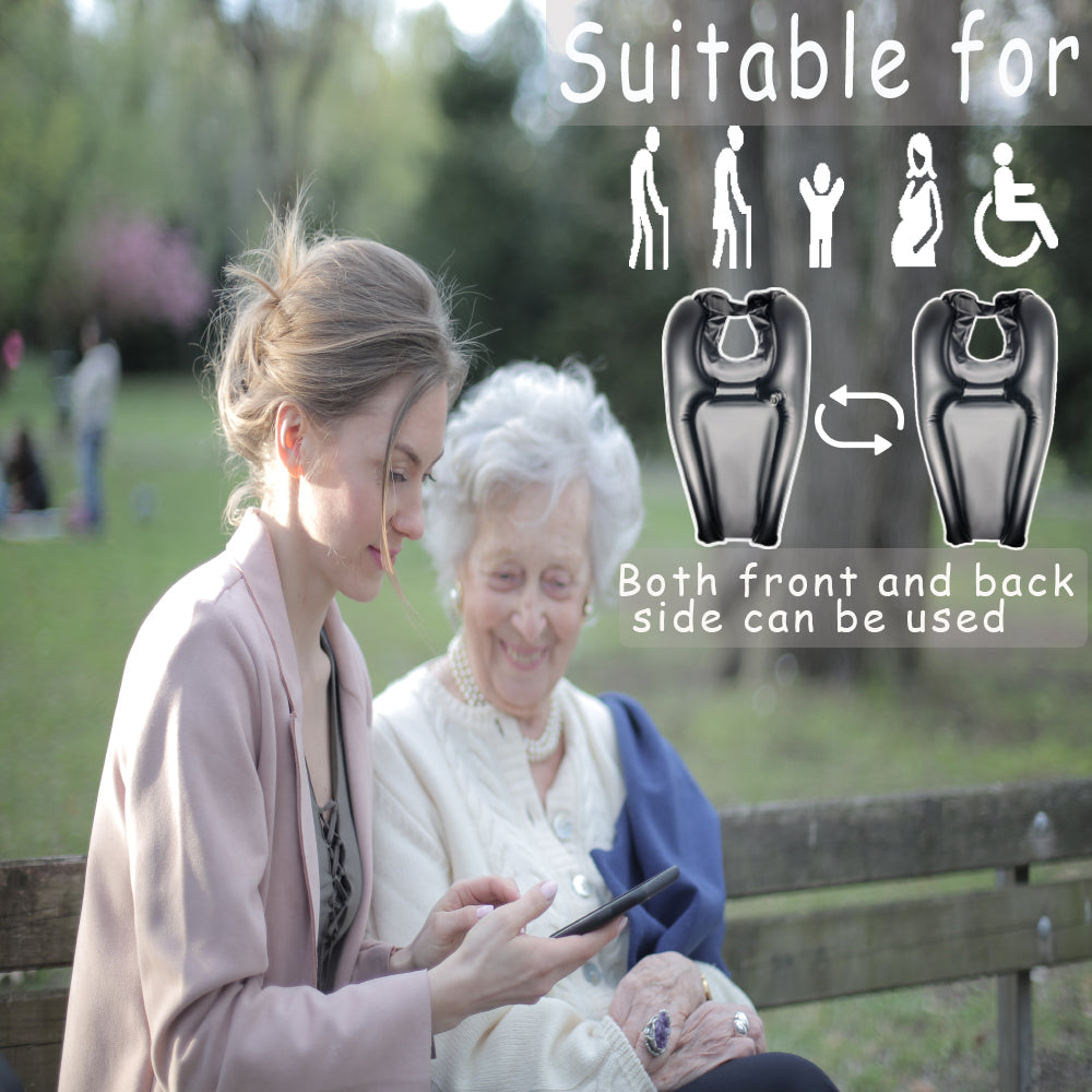 HousewoW Inflatable Shampoo Bowl, Portable Hair Washing Tray for Bedside and in Bed