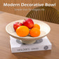 Large Decorative Bowl for Home Decor, Large Fruit Bowl for Kitchen Counter, Key Bowl for Entryway Table