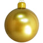 ULLIKI Christmas Decorations Inflatable Ball- Large PVC Outdoor Christmas Ornaments- Giant Hanging Yard Tree Decor for Outside Holiday (Gold)