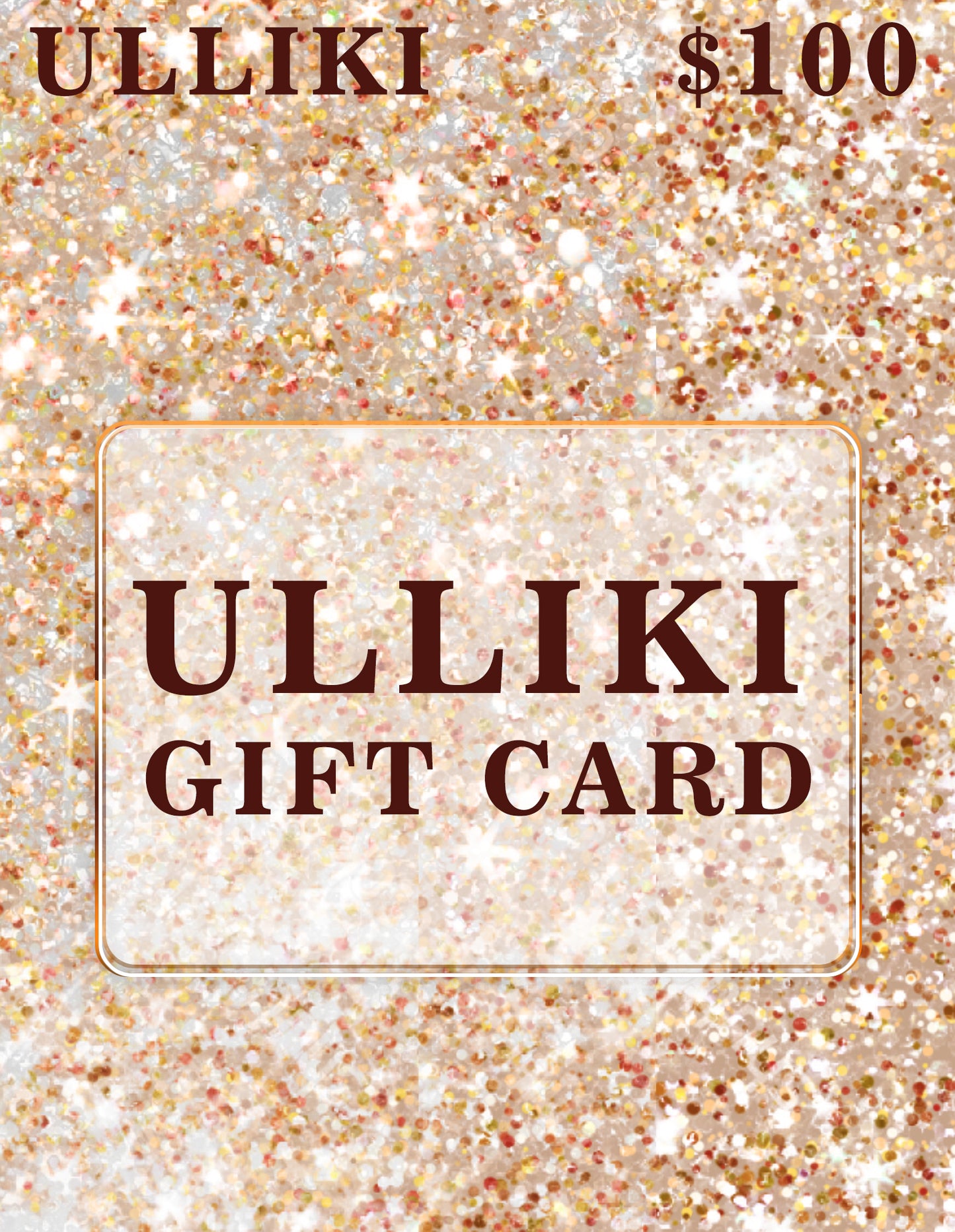 Ulliki Official Gift Card